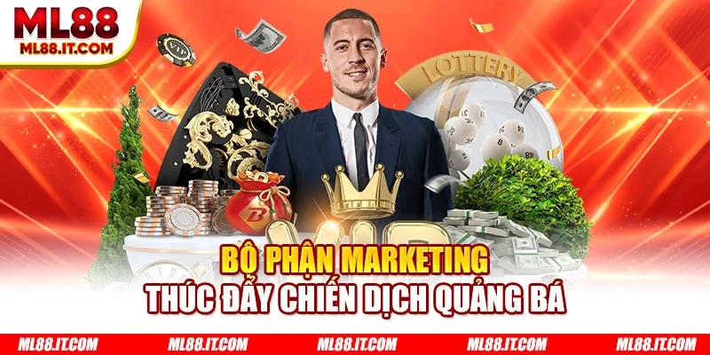 Bộ phận Marketing thúc đẩy chiến dịch quảng bá
