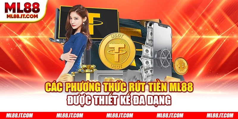 Các phương thức rút tiền ML88 được thiết kế đa dạng